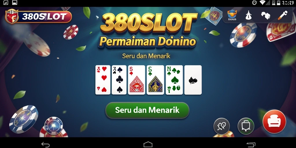 Tampilan gameplay seru dari permainan Domino 380SLOT.