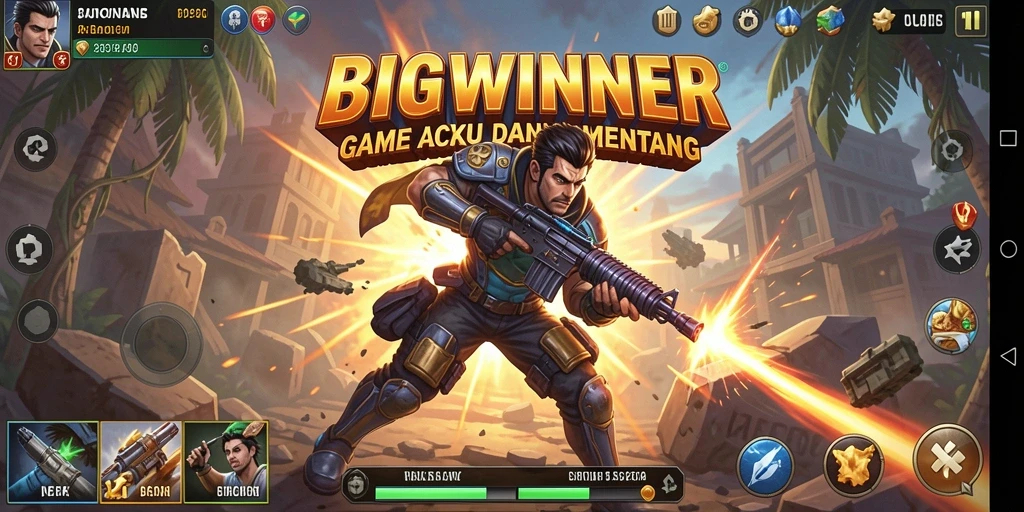 Tampilan menegangkan dari gameplay <strong>BIGWINNER</strong> saat pertempuran berlangsung.