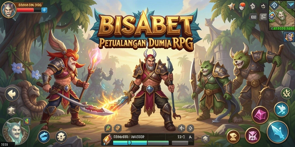 Screenshot BISABET menampilkan suasana epik dari gameplay RPG yang mendalam.