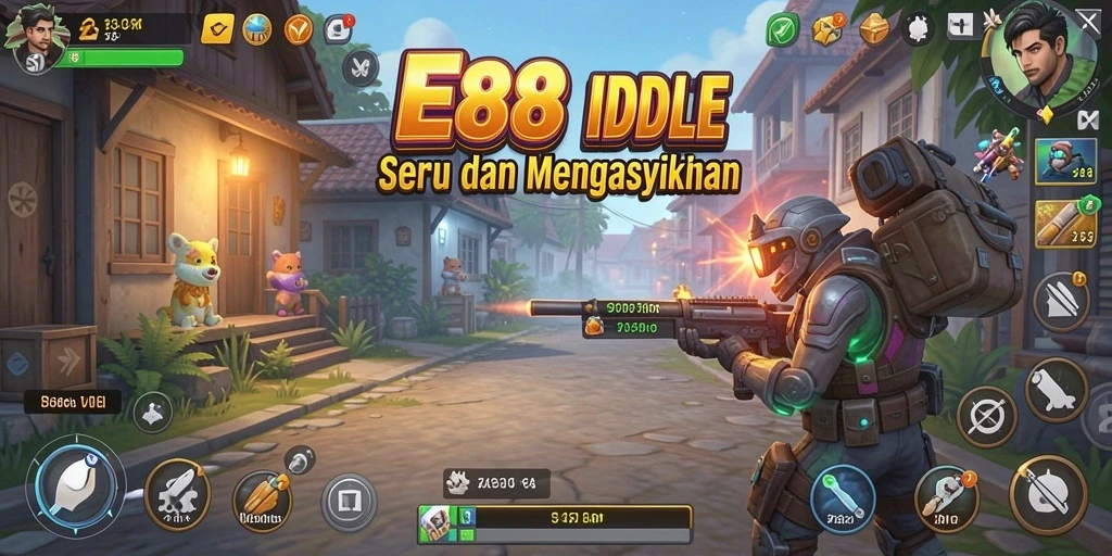 Tampilan gameplay E88 yang menarik dengan elemen Idle.