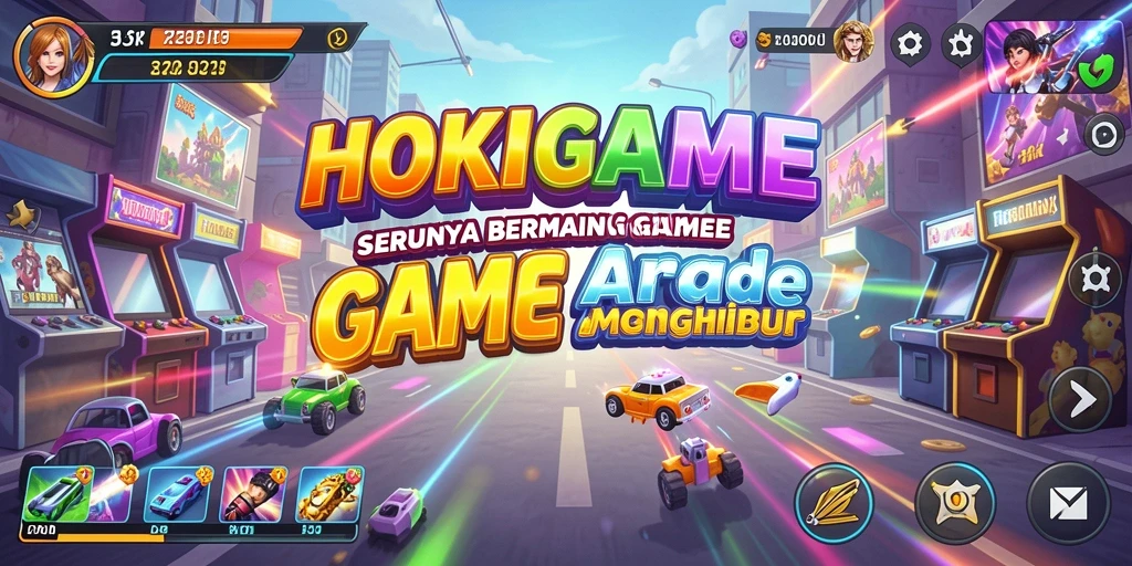 Screenshot HOKIGAME menunjukkan asyiknya gameplay Arcade yang seru.