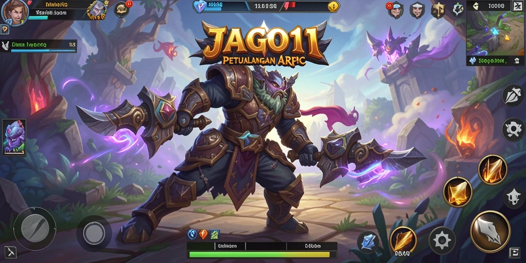 Screenshot menampilkan aksi mendebarkan dalam permainan ARPG JAGO11.