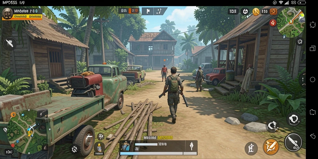 Tampilan gameplay MPO555 menampilkan interaksi karakter dan misi yang menarik.