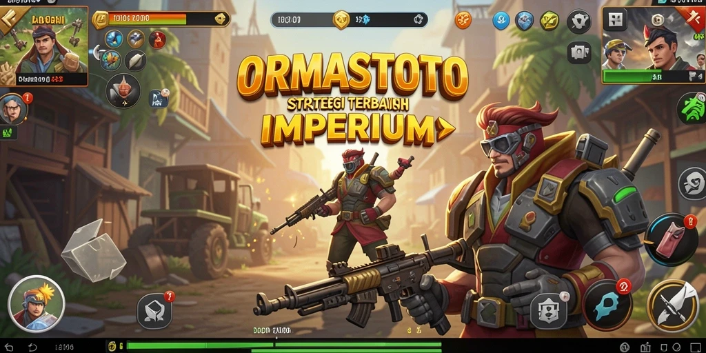 Tangkapan layar menunjukkan aksi seru dalam gameplay ORMASTOTO.