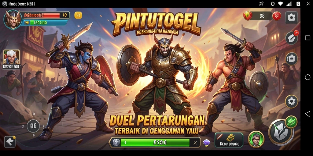 Tampilan aksi seru dalam permainan Fighting PINTUTOGEL.