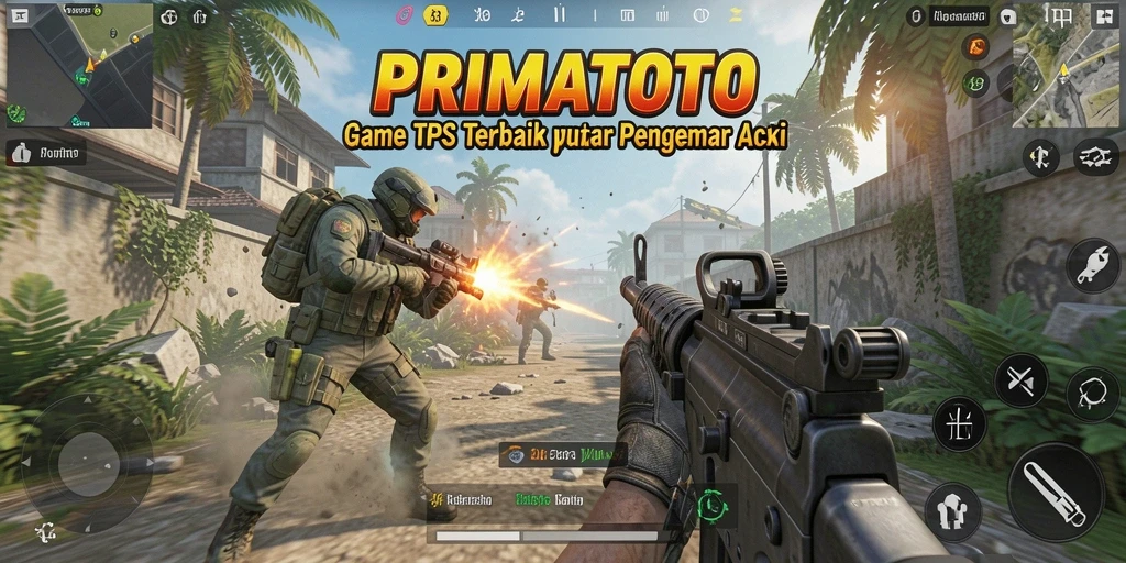 Tampilan aksi mendebarkan dari gameplay PRIMATOTO yang penuh tantangan.