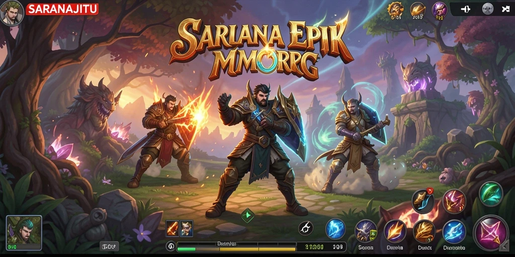 Gameplay SARANAJITU yang seru dan penuh aksi.
