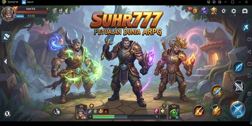 Tampilan grafik memukau dalam gameplay ARPG SUHU777.