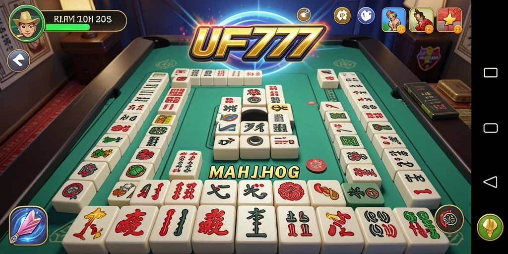 Screenshot gameplay menampilkan keseruan bermain Mahjong di UFO777.